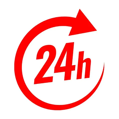 ícone 24 horas